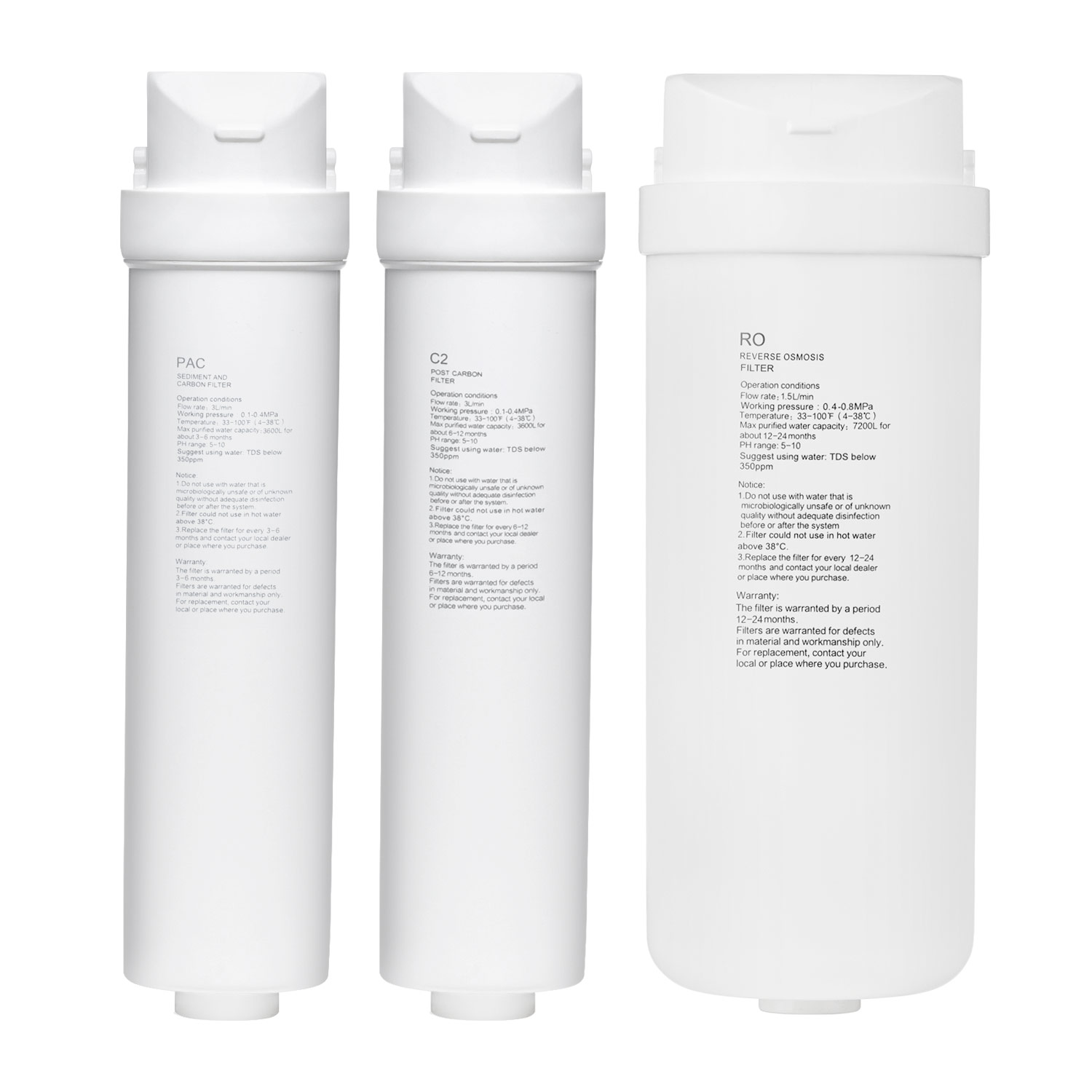 BEM Akira tankloser Wasserfilter mit 5-stufigem Filtersystem Direct-Flow