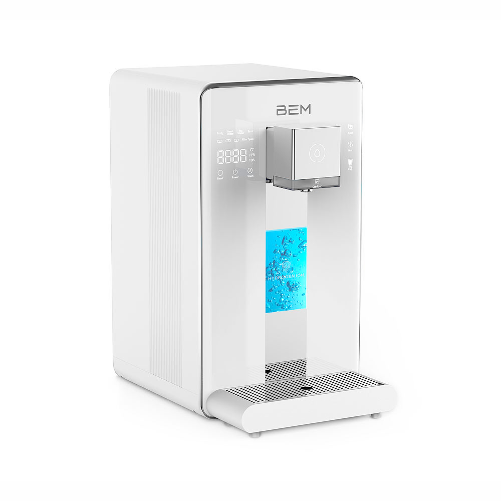 BEM IDA Osmose Tischwasserfilter inkl. UV- Lampe und Hydrogen-Generator, o. Behälter