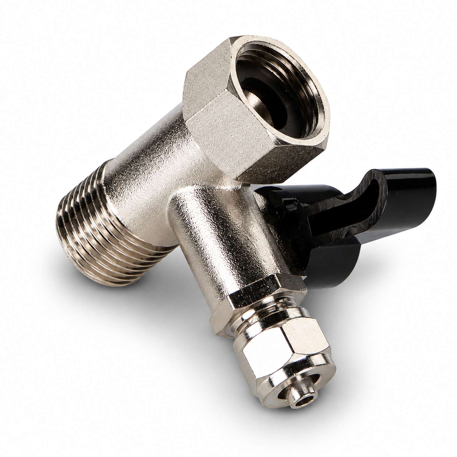 3-Wege-Anschlussventil für Wasserfilter – 3/8″ x 1/4″