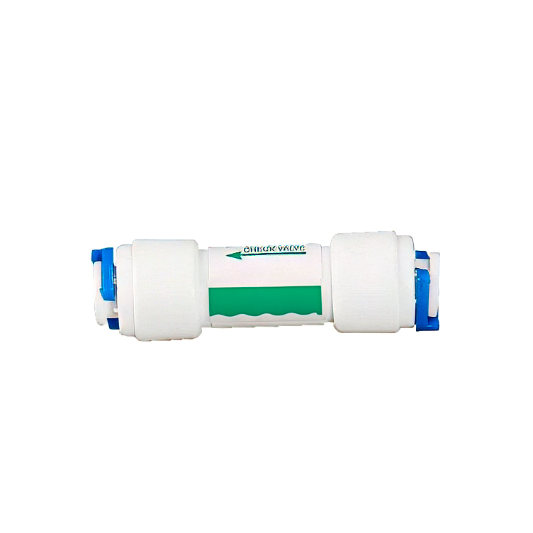 Rückschlagventil Kunstsoff gerade Anschlüsse 2x1/4"