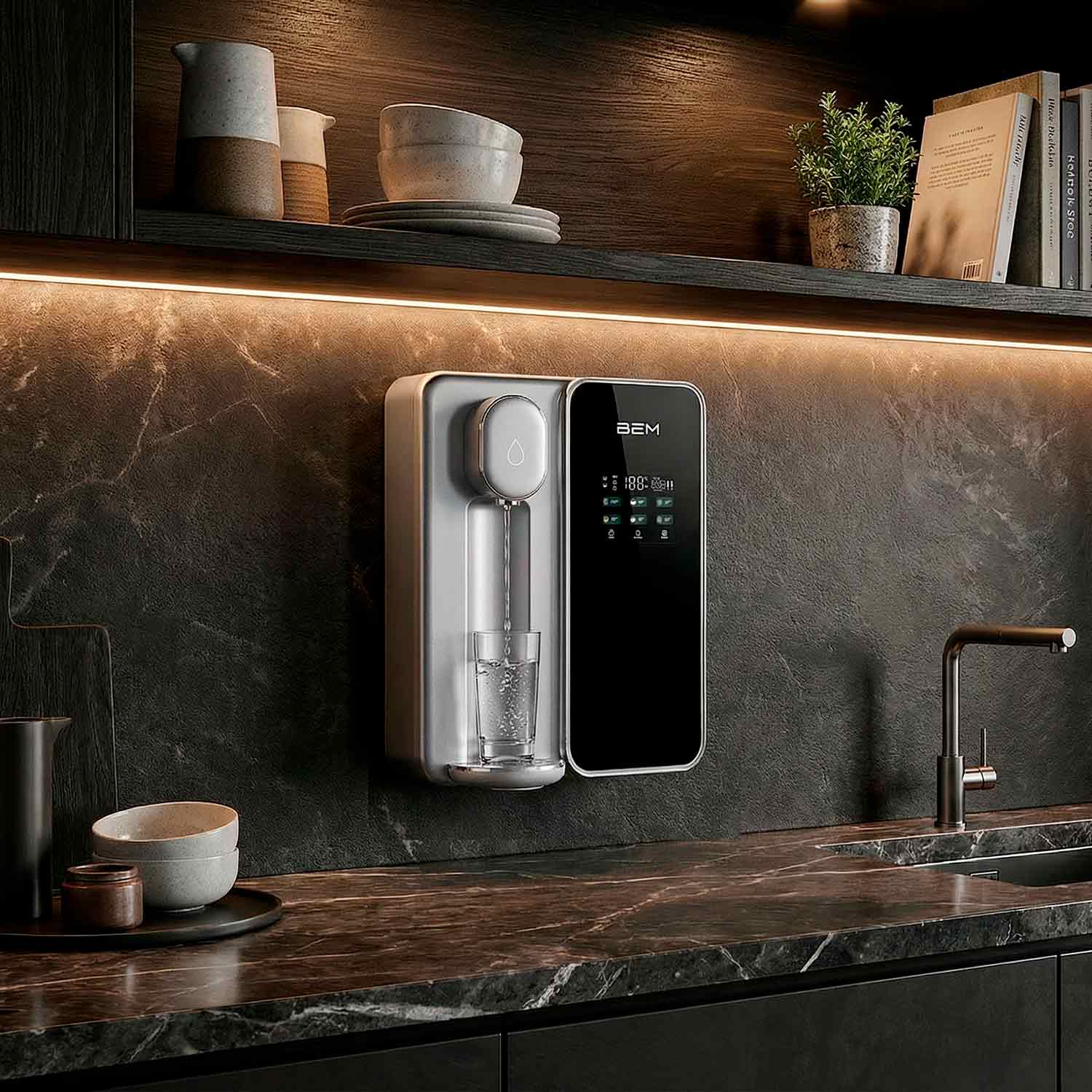 BEM Unicora Umkehrosmose-Wasserfilter mit Direktanschluss