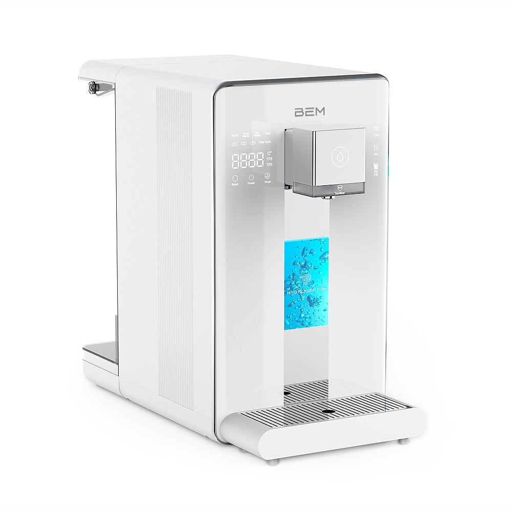 BEM LINA Osmose Tischwasserfilter mit 6 L Tank inkl. UV- Lampe und Hydrogen-Generator