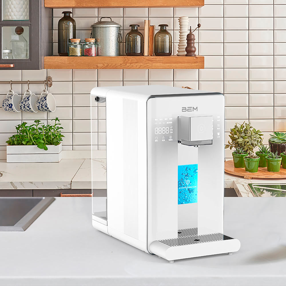 BEM LINA Osmose Tischwasserfilter mit 6 L Tank inkl. UV- Lampe und Hydrogen-Generator