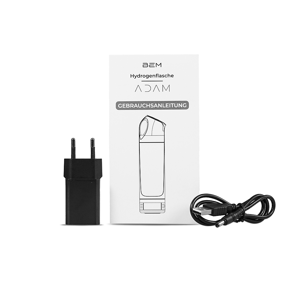 B-Ware BEM ADAM Hydrogenflasche 500 ml - Wasserstoff-Wasserflasche